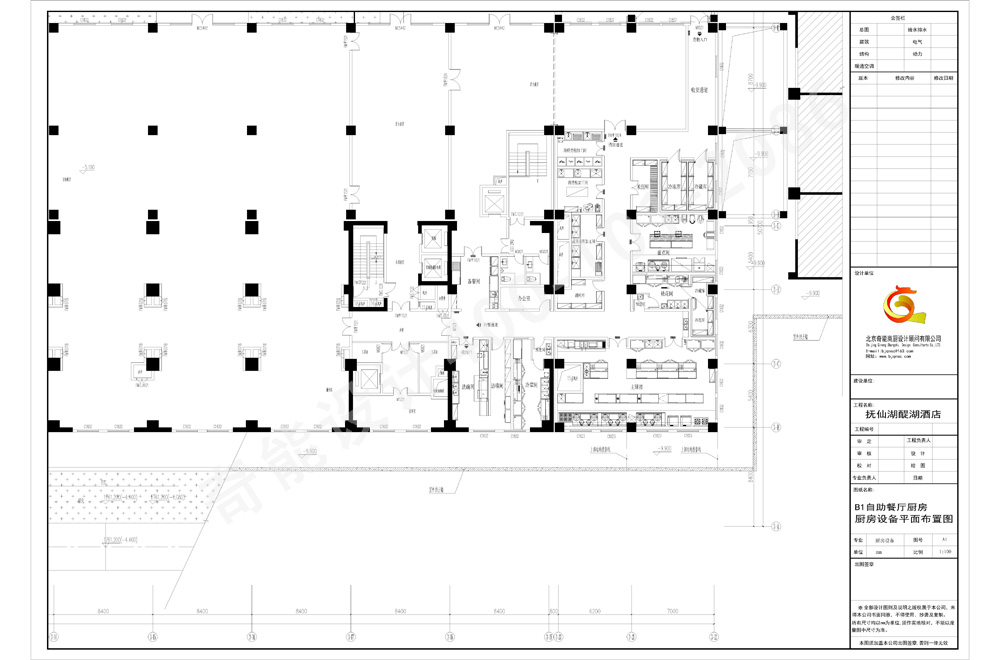 B1自助餐廳廚房